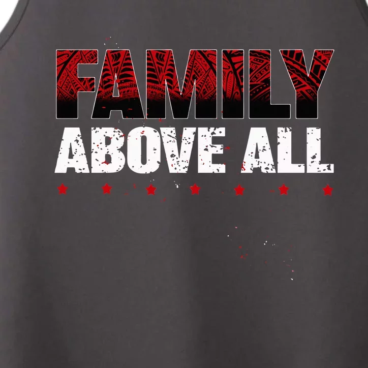 Family Above All Performance Tank