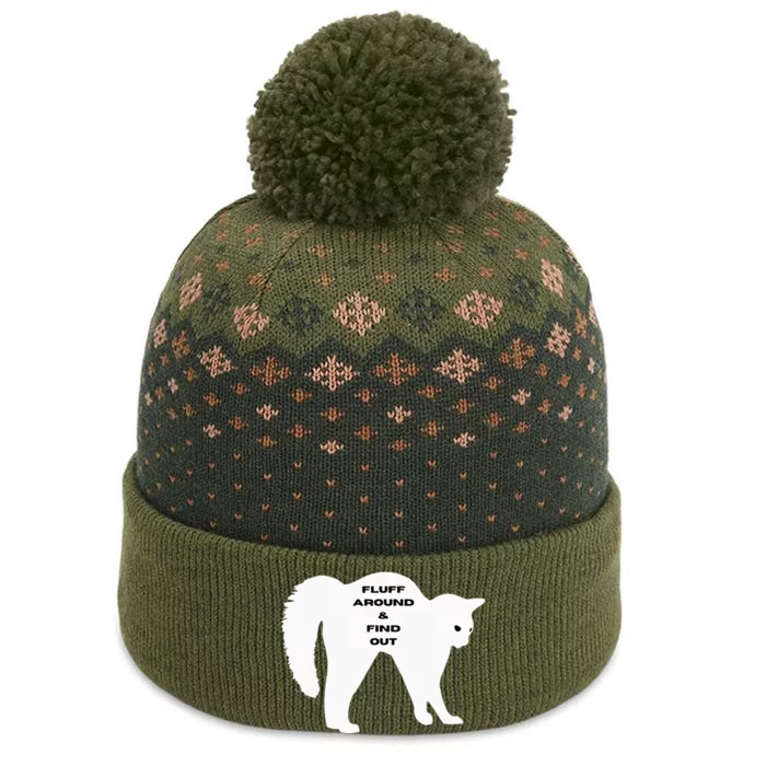 Fluff Around And Find Out The Baniff Cuffed Pom Beanie