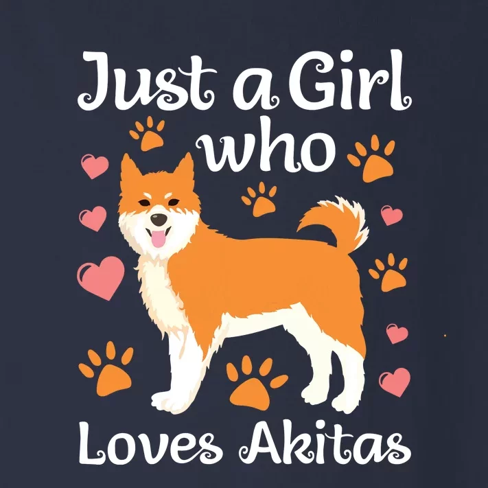 Funny Akita Art For Women Girl American Akita Inu Lover Toddler Long Sleeve Shirt