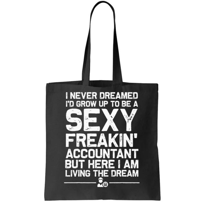 Funny Accountant Art For Women CPA Accounting Bookkeeper Tote Bag