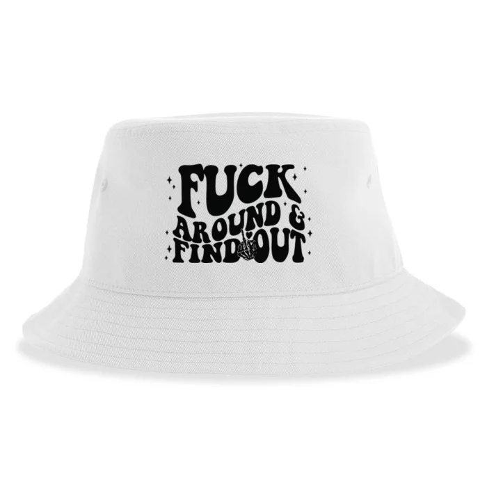 Fuck Around And Find Out Sustainable Bucket Hat