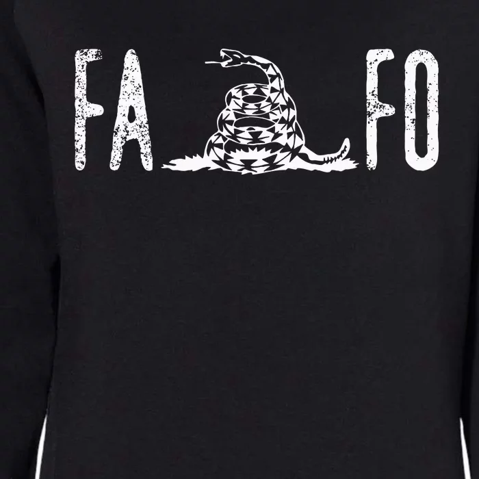 Fuck Around And Find Out Fafo F Around And Find Out Womens California Wash Sweatshirt