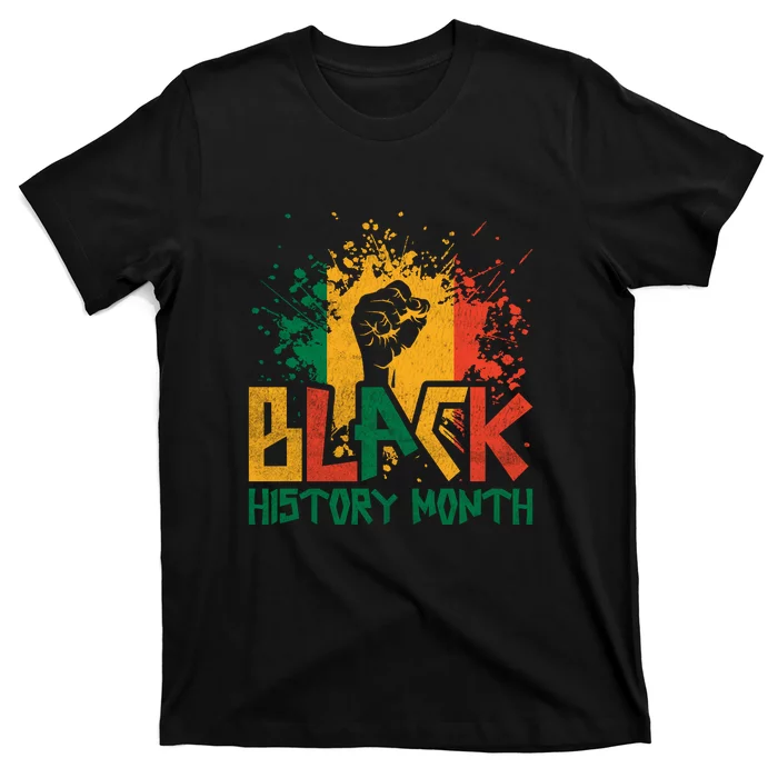 Freedom Afro America For Black History Month Gift T-Shirt