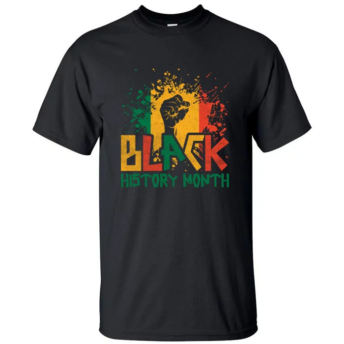 Freedom Afro America For Black History Month Gift Tall T-Shirt