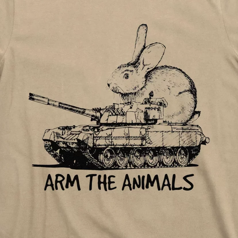 Funny Arm Animals Bunny Easter Day T-Shirt