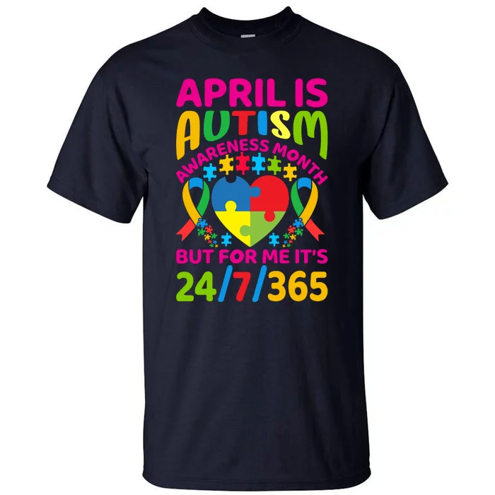 Funny Autism Awareness Quote Autism Slogans Autism Advocacy Autistic Saying Tall T-Shirt