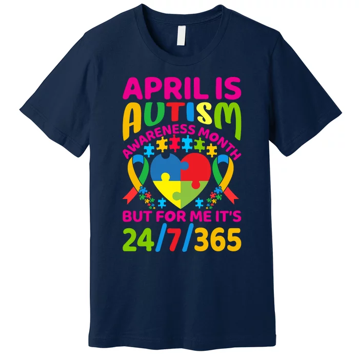 Funny Autism Awareness Quote Autism Slogans Autism Advocacy Autistic Saying Premium T-Shirt