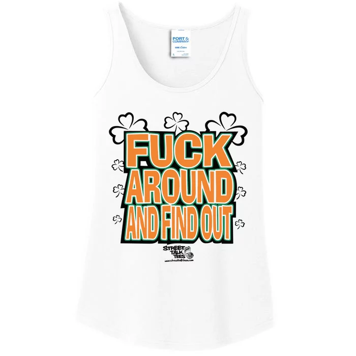 Fuck Around And Find Out Bitch ItS St.PatrickS Day Ladies Essential Tank