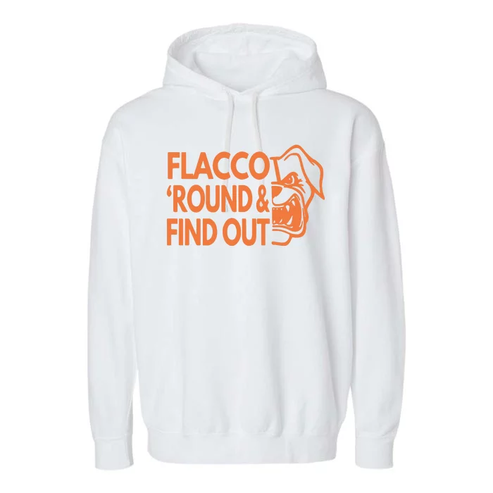 Flacco Around And Find Out Cleveland Garment-Dyed Fleece Hoodie