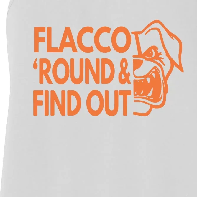 Flacco Around And Find Out Cleveland Women's Racerback Tank