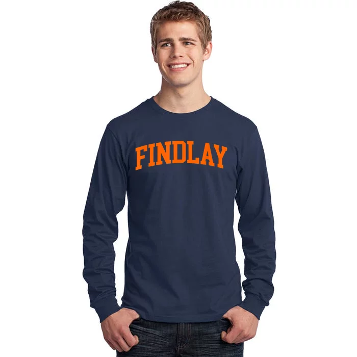 Findlay Arch Athletic College University Alumni Style Tall Long Sleeve T-Shirt