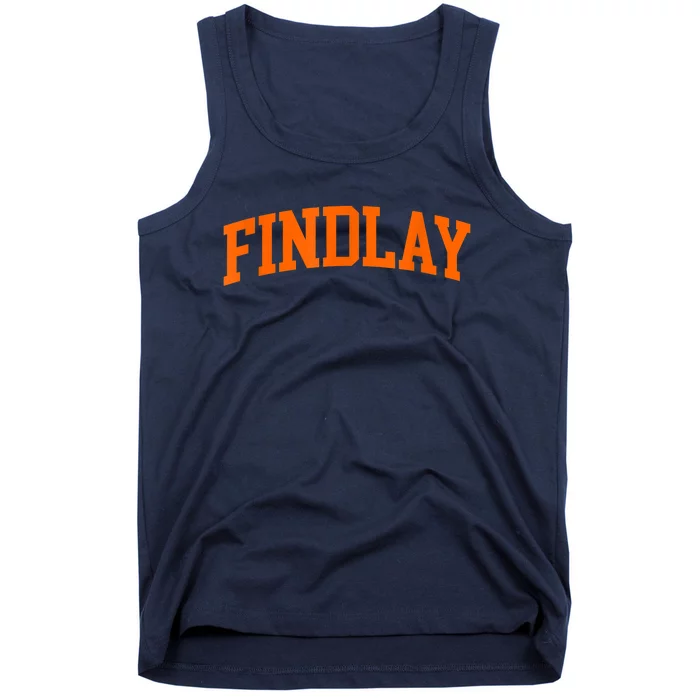 Findlay Arch Athletic College University Alumni Style Tank Top