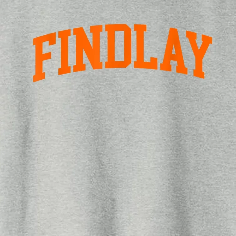 Findlay Arch Athletic College University Alumni Style Women's Crop Top Tee