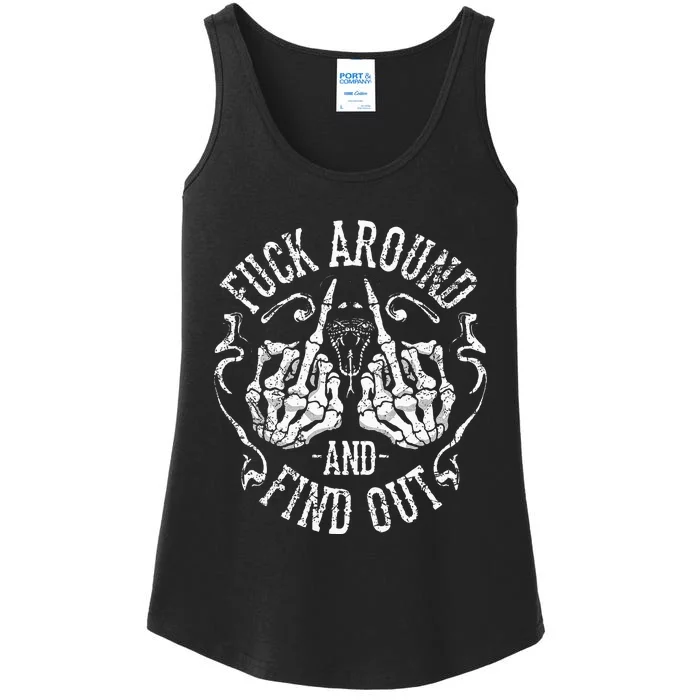 Fuck Around And Find Out Ladies Essential Tank