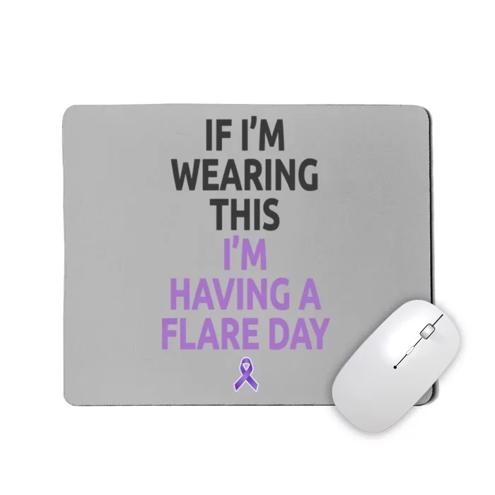 Fibro Awareness And Fibromyalgia Spoonie This Is My Flare Day Gift Mousepad