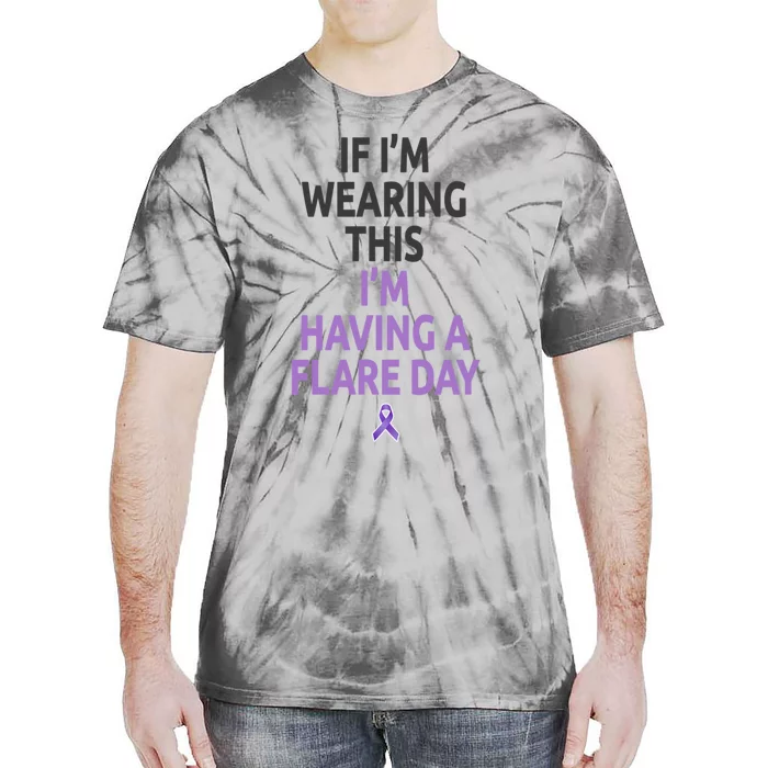 Fibro Awareness And Fibromyalgia Spoonie This Is My Flare Day Gift Tie-Dye T-Shirt