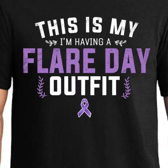 Fibro Awareness And Fibromyalgia Spoonie This Is My Flare Day Meaningful Gift Pajama Set