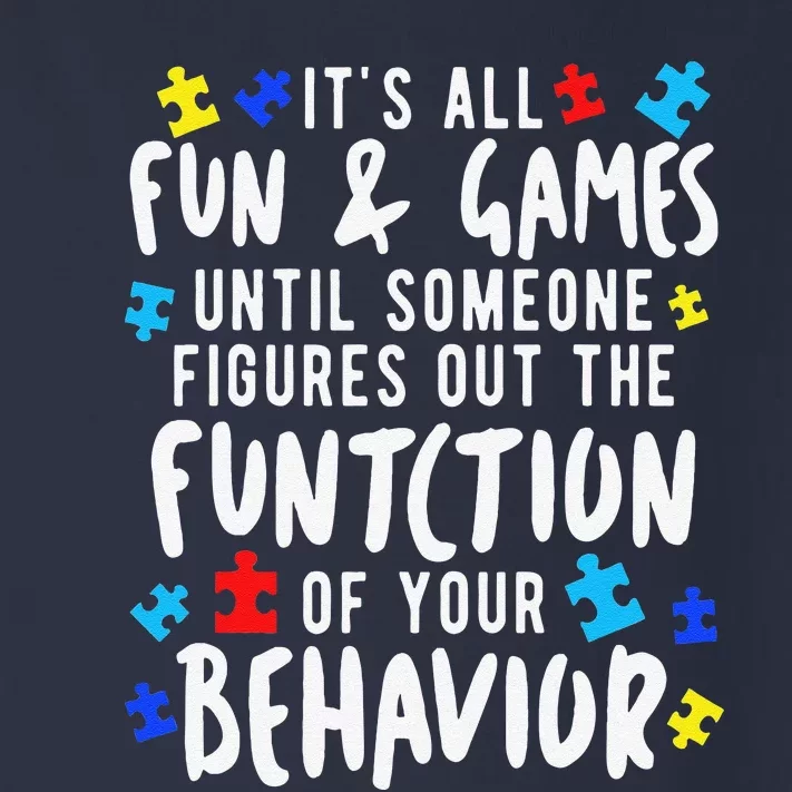 Funny Autism Awareness Behavior Design Gift For Teachers Toddler Long Sleeve Shirt