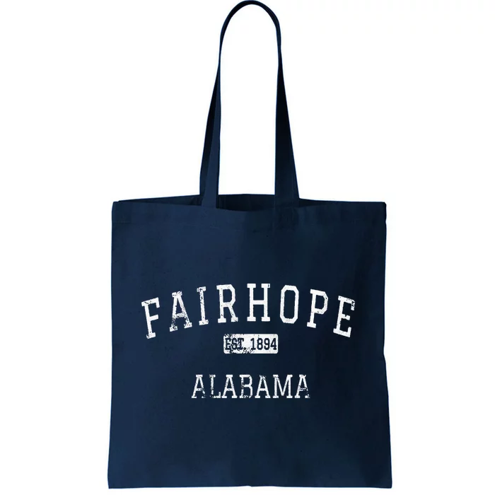 Fairhope Alabama AL Vintage Tote Bag