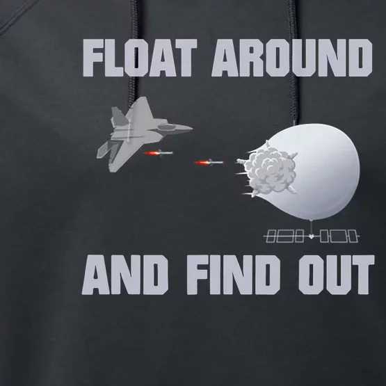 Float Around And Find Out Performance Fleece Hoodie