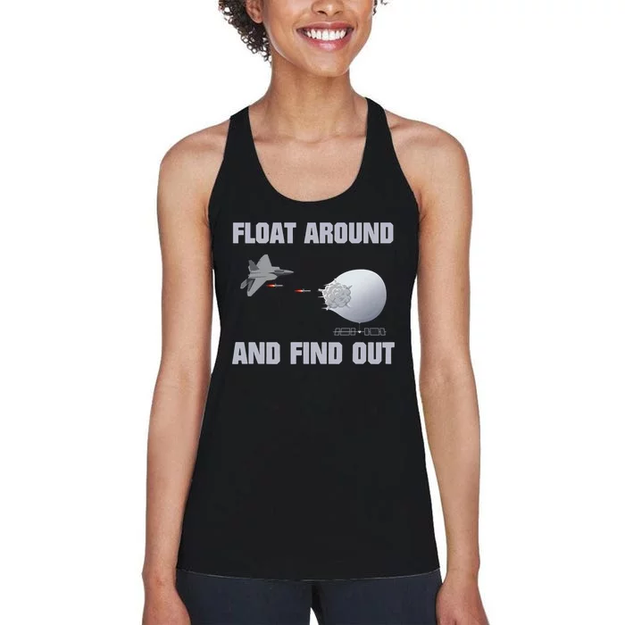 Float Around And Find Out Women's Racerback Tank