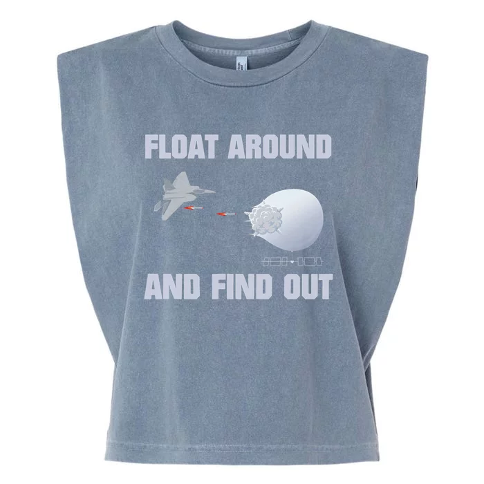 Float Around And Find Out Garment-Dyed Women's Muscle Tee