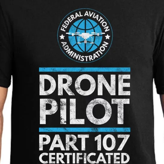 Federal Aviation Administration Certified Drone Pilot Gift Funny Gift Pajama Set