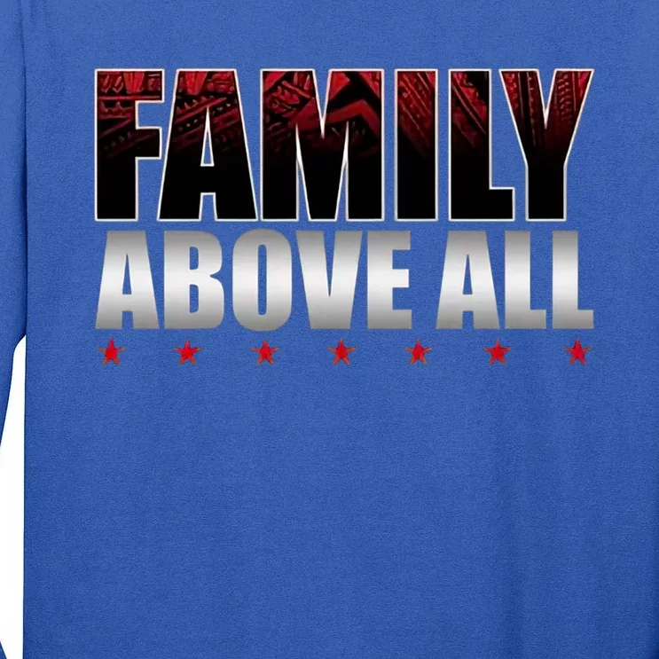 Family Above All Roman Wrestler Tall Long Sleeve T-Shirt