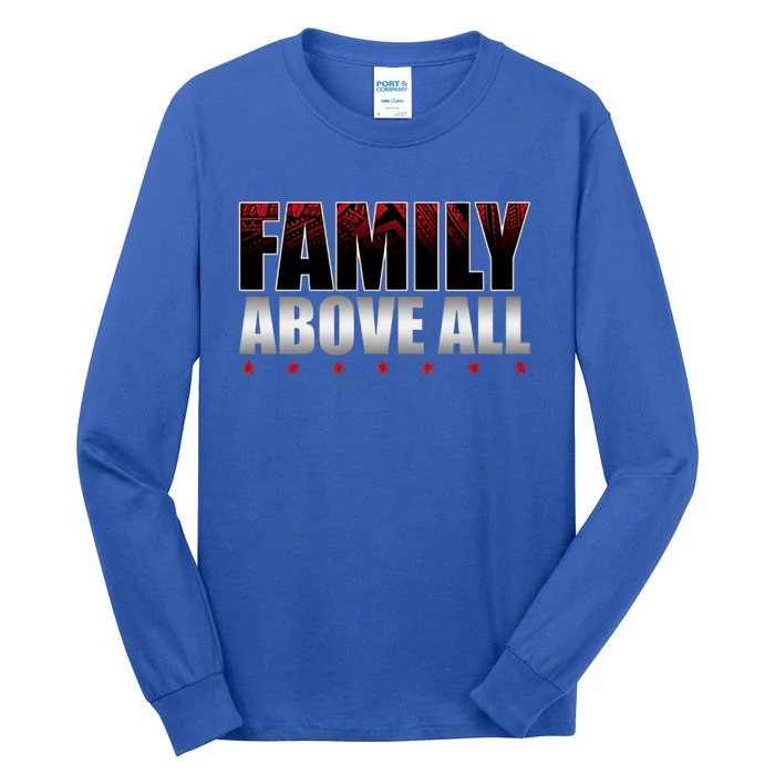 Family Above All Roman Wrestler Tall Long Sleeve T-Shirt