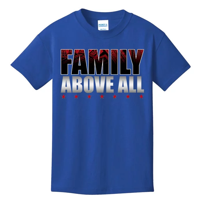 Family Above All Roman Wrestler Kids T-Shirt