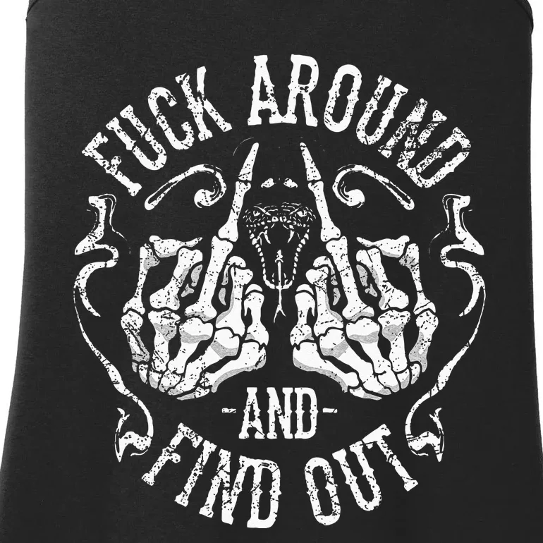 Fuck Around And Find Out Ladies Essential Tank