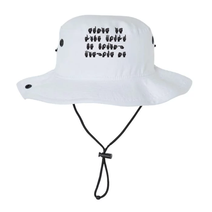 Funny ASL American Sign Language Legacy Cool Fit Booney Bucket Hat