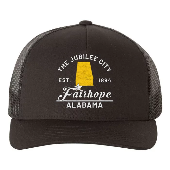 Fairhope Alabama Al Vintage Jubilee City Souvenir Gift Yupoong Adult 5-Panel Trucker Hat