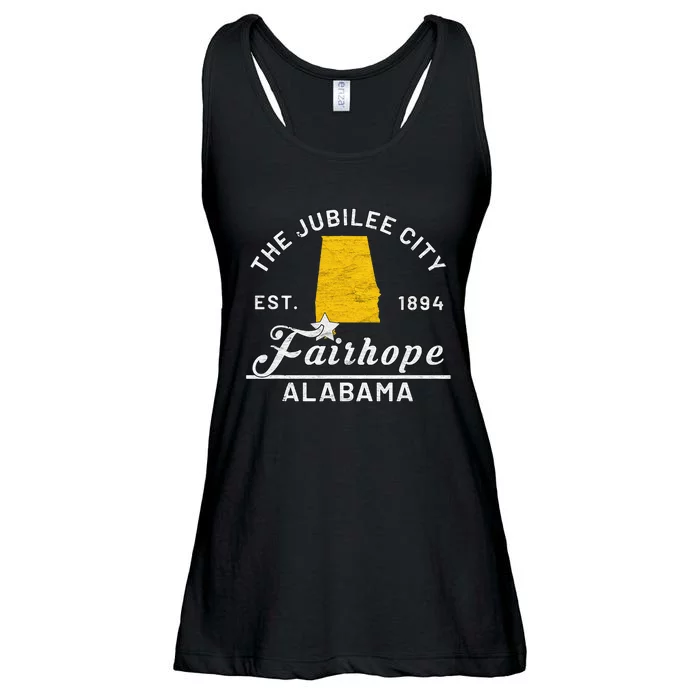 Fairhope Alabama Al Vintage Jubilee City Souvenir Gift Ladies Essential Flowy Tank