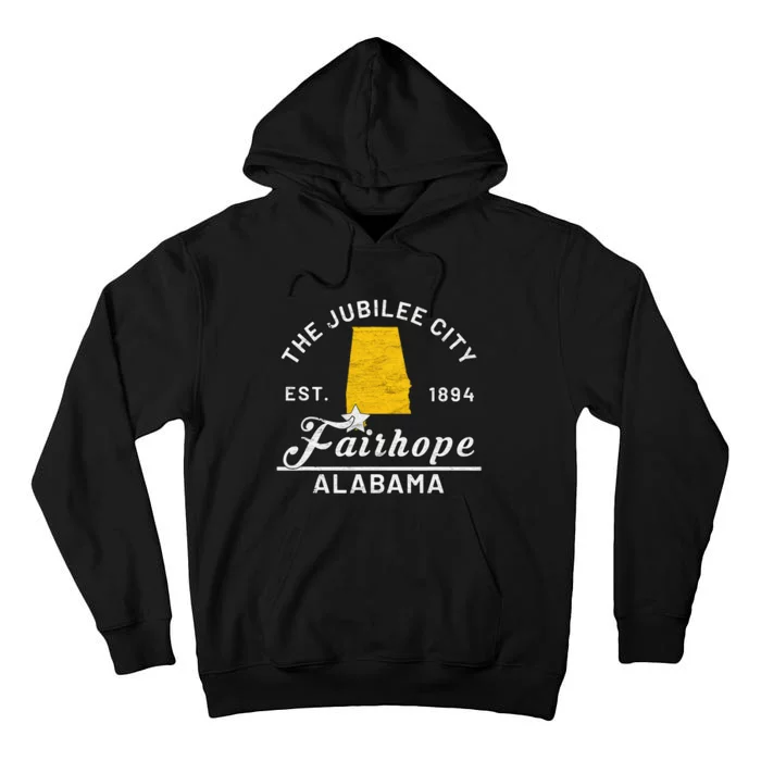 Fairhope Alabama Al Vintage Jubilee City Souvenir Gift Tall Hoodie