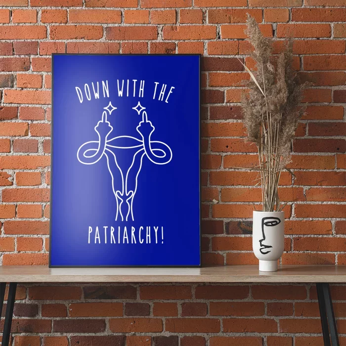 Feminist Af Activist Gift Down With The Patriarchy Gift Poster