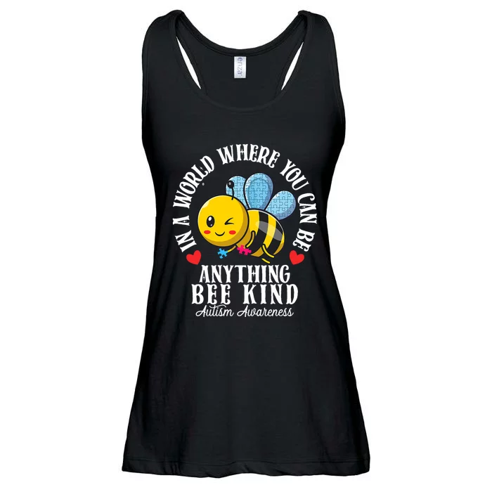 Funny Autism Awareness Bee Kind Autistic Cute Autism Be Kind Ladies Essential Flowy Tank