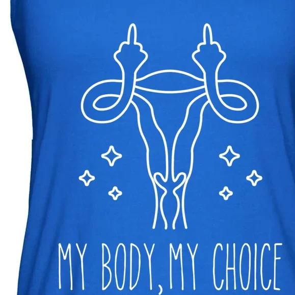 Feminist Af Activist Gift My Body My Choice Gift Ladies Essential Flowy Tank