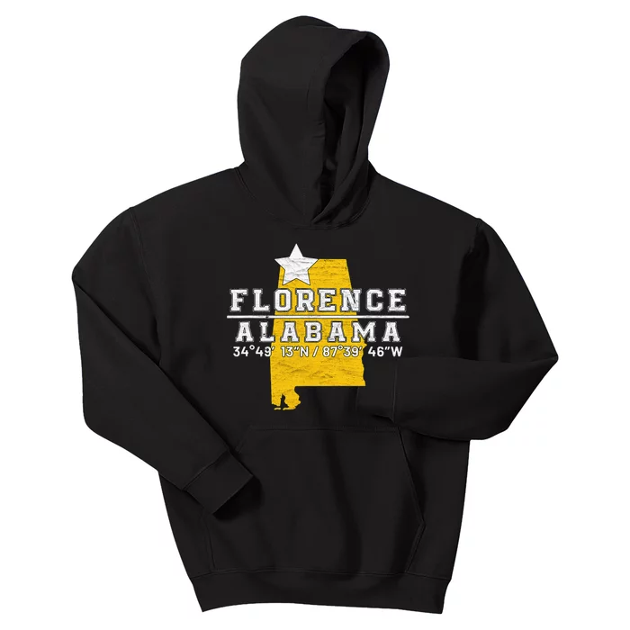 Florence Alabama Al Vintage Renaissance City Souvenir Gift Kids Hoodie