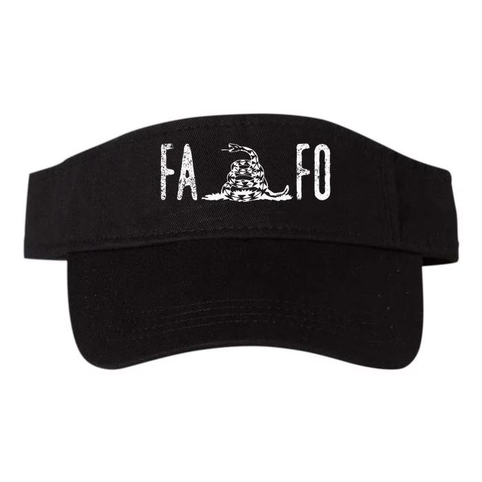 Fuck Around And Find Out FAFO F Around And Find Out Valucap Bio-Washed Visor