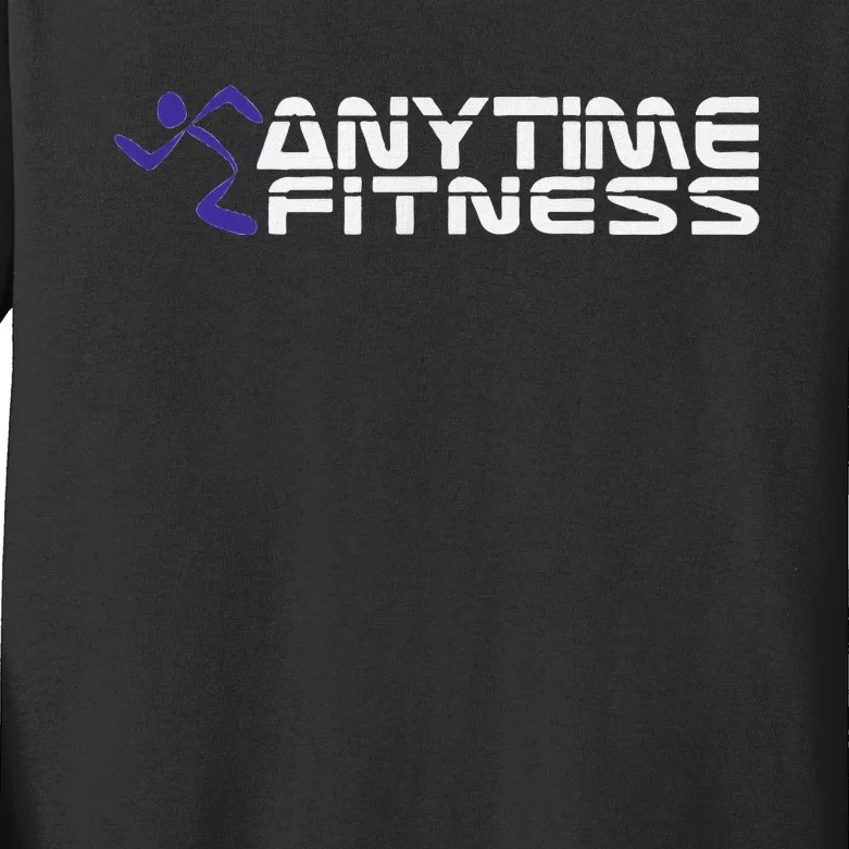 Fitness At Any Time Kids Long Sleeve Shirt