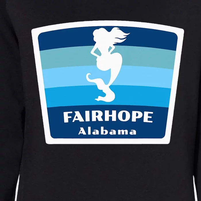 Fairhope Alabama Al Beach Mermaid Vacation Souvenir Womens California Wash Sweatshirt