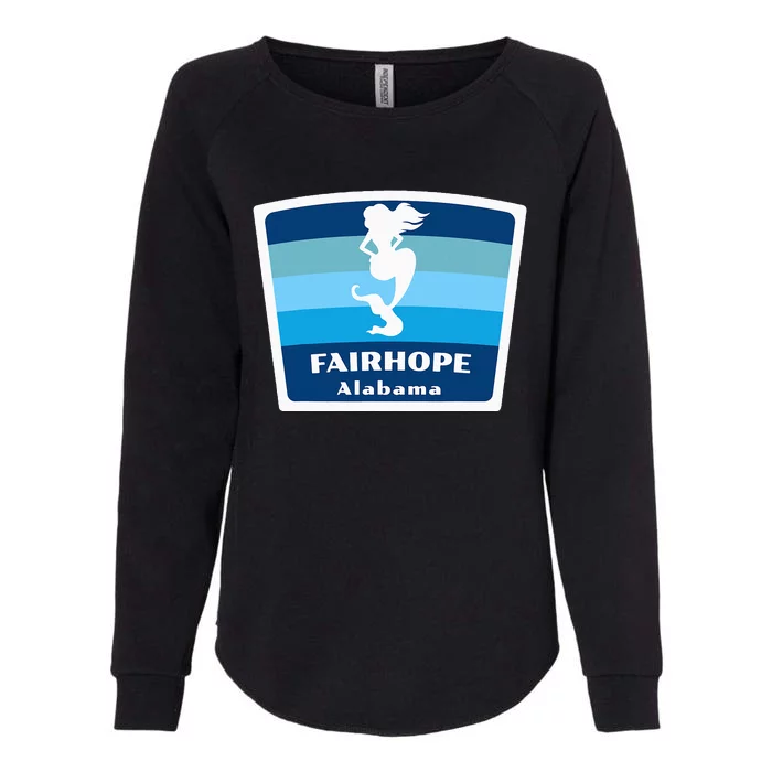 Fairhope Alabama Al Beach Mermaid Vacation Souvenir Womens California Wash Sweatshirt