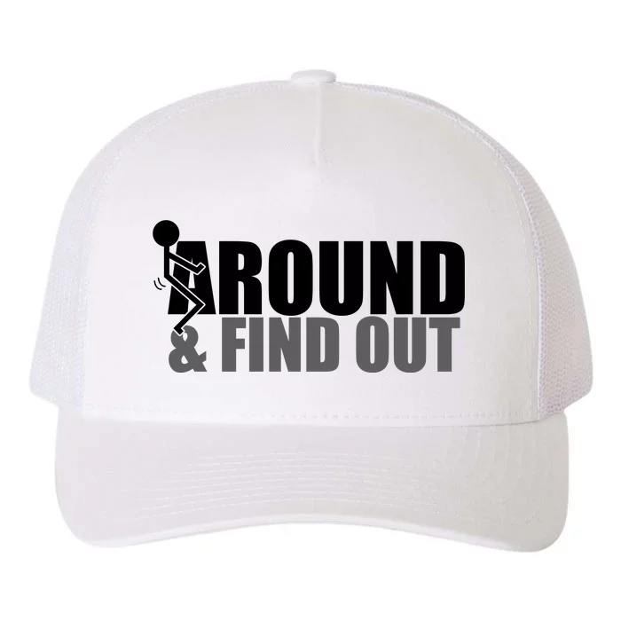 F Around And Find Out Funny Yupoong Adult 5-Panel Trucker Hat