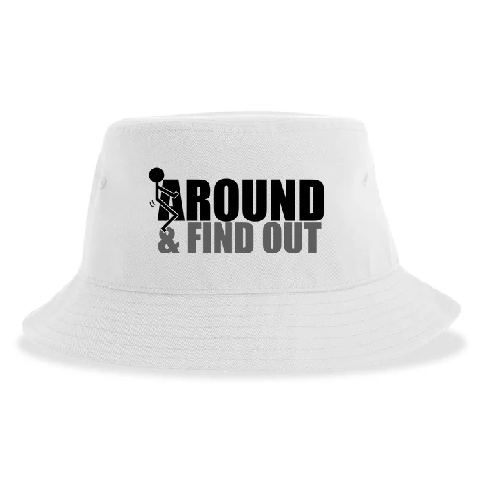 F Around And Find Out Funny Sustainable Bucket Hat