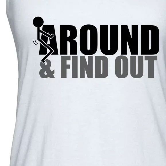 F Around And Find Out Funny Ladies Essential Flowy Tank