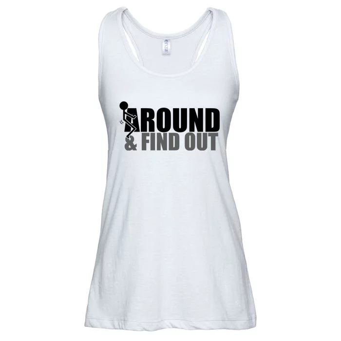 F Around And Find Out Funny Ladies Essential Flowy Tank