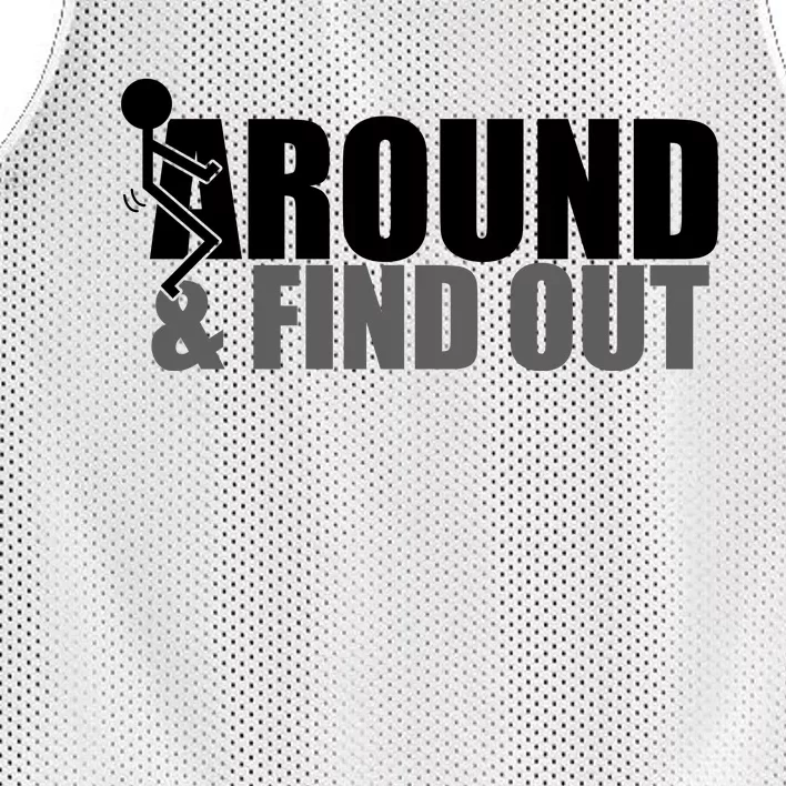 F Around And Find Out Funny Mesh Reversible Basketball Jersey Tank