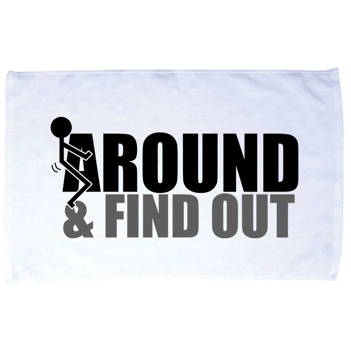 F Around And Find Out Funny Microfiber Hand Towel