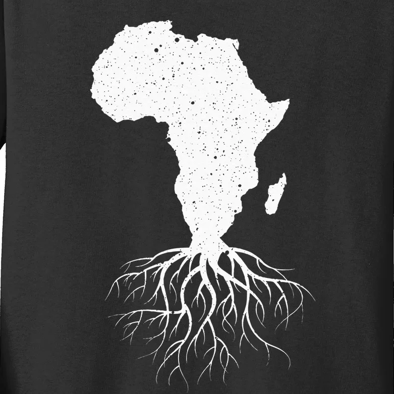 Funny Africa Art For Men Women African American Lovers Kids Long Sleeve Shirt